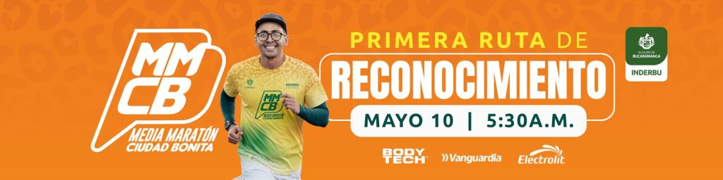 Este domingo 10 de mayo será la primera ruta de reconocimiento de la Media Maratón Ciudad Bonita 2026