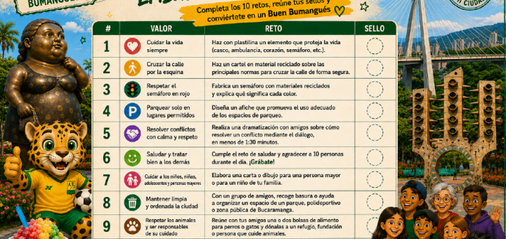 10 Retos Pasaporte para ser Buen Bumangués