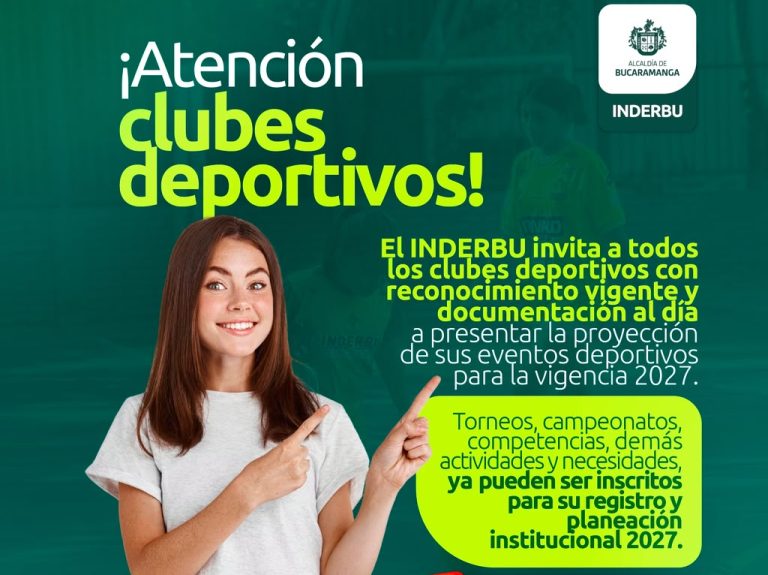 ¡Atención Clubes Deportivos! Les invitamos a proyectar sus eventos 2027